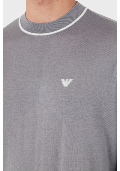 Emporio Armani Erkek Kazak 6d1mxh 1mjlz F625 Gri Gri