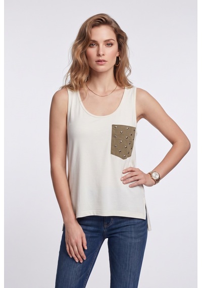 Kasha Kadın T-shirt 26yt024 Haki