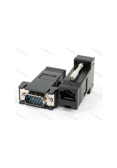 30 Metre Rj45 Vga Ekleme Ek Uzatıcı Cat5E 6 5059P Monitör Kablos