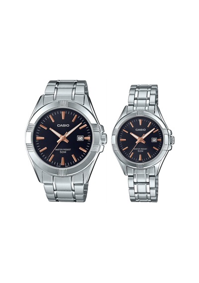 Casio Mtp-ltp-1308d-1a2vdf Çift Kol Saati Kadın-erkek Metalik