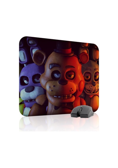Five Nights At Freddy's Dikişli Kauçuk Oyuncu Mousepad V5 - 48x40 Xl Gaming Mouse Pad