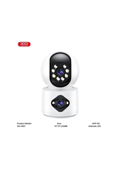 Çift Kameralı 1080p Hd Gece Görüşlü Akıllı Wi-fi Güvenlik Kamerası