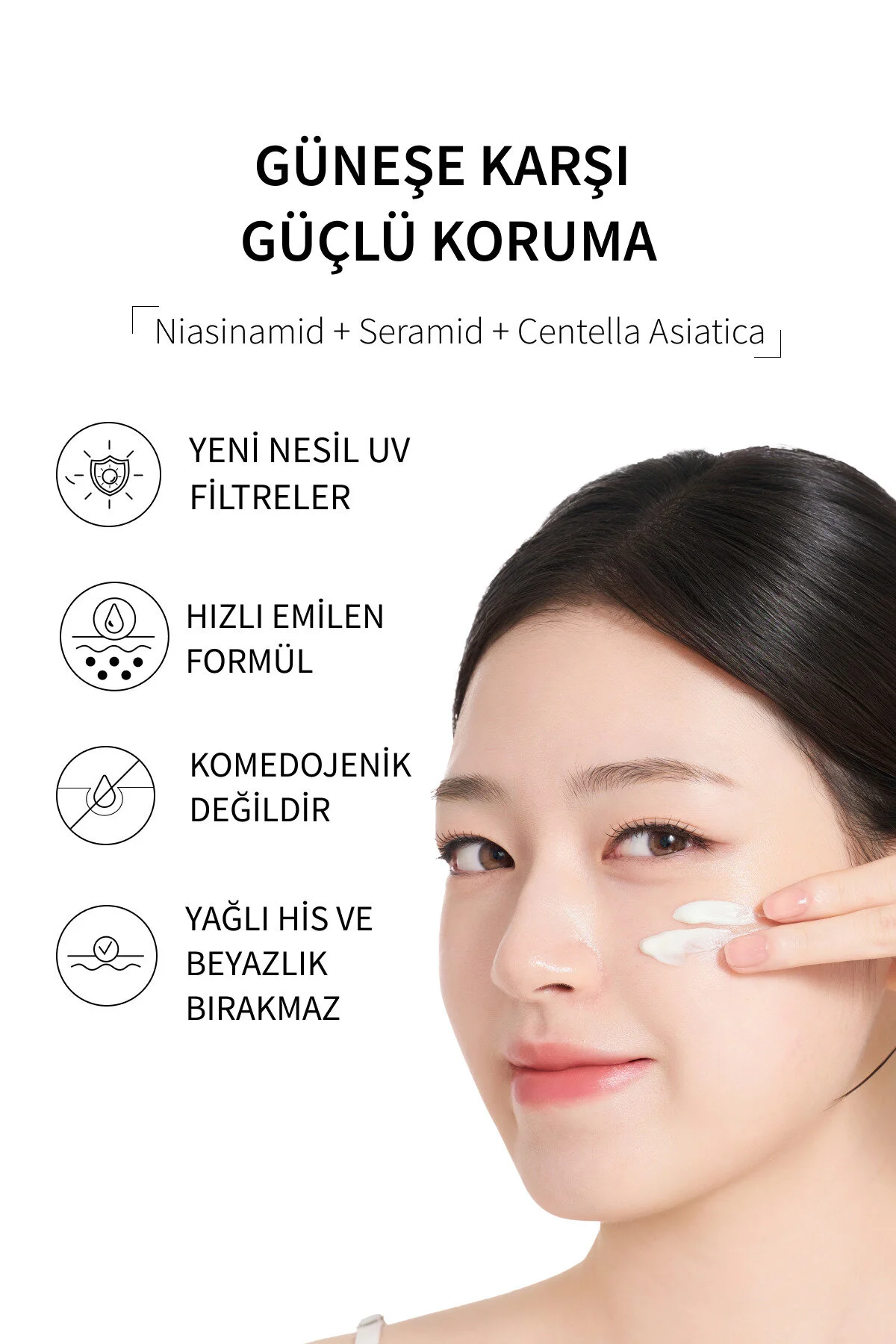 Resh Lab Daily Watery Sun Cream Spf50+ Pa++++ 50ml - Hafif Yapılı Güneş Koruyucu Krem