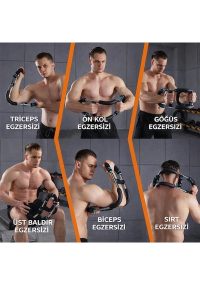 Valkyrie 3 Kademeli Ayarlanabilir Dirençli Çok Fonksiyonlu Egzersiz Aleti Göğüs Kol Sırt Bacak Kas Biceps Triceps Geliştirici