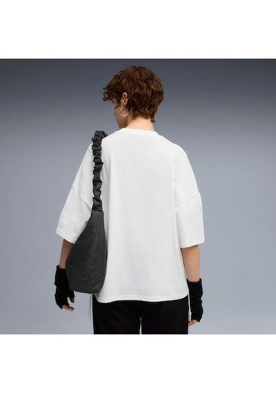 Puma Dare To Oversized Ruched Tee Kadın Yetişkin T-shirt Beyaz