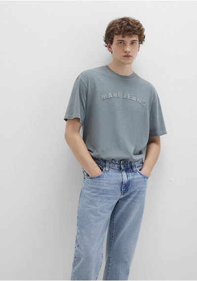 Mavi - Mavi Jeans Baskılı Yeşil Tişört 0612953-90960 Yeşil