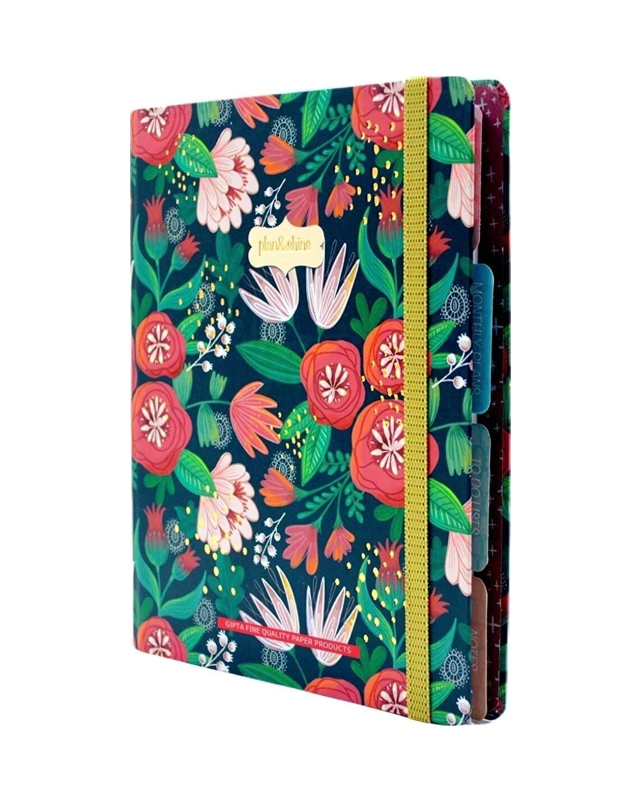 Plan&shine Spiralli Seperatörlü Sert Kapak Defter A5 120 Yaprak Planner Model 1