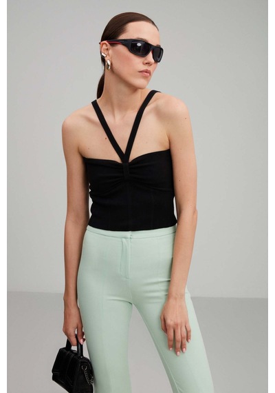 Grımelange Ruby Slim Mint Yeşil Pantolon Mint Yeşili