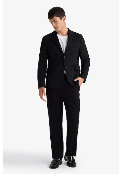 Defacto Regular Fit Beli Bağcıklı Düz Paça Eşofman Altı E7829ax25aubk81 Siyah