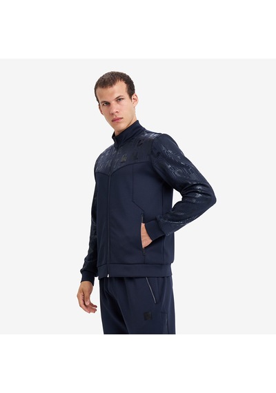 Lescon Lacivert Erkek Fermuarlı Sweatshirt 26n-1135