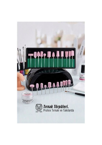 Zenvac Professional 12 Parça Protez Jel Tırnak Manikür Pedikür Freze Ucu Seti 722927 Zenvac29