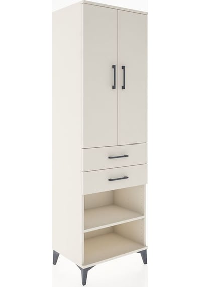 Hyperion Dolap 2 Raflı 2 Çekmeceli Tek Askılı 60x44x195 Aytaş... Aytaşı