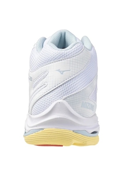 Mizuno Wave Voltage 2 Mıd Kadın Voleybol Ayakkabısı Beyaz Çok Renkli