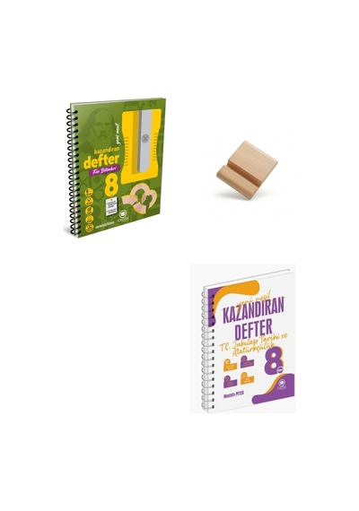 Çanta 8. Sınıf 2027 Lgs Fen Bilimleri Ve İnkılap Kazandıran Defter + Telefon Standı