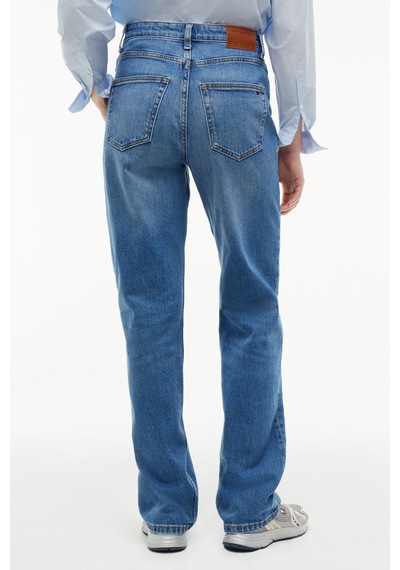Tommy Hilfiger Layla Yüksek Bel Düz Kesim Kadın Mavi Jean Bj0133-16110