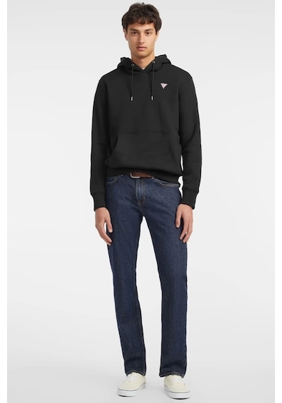 Guess Erkek Siyah Iconic Sweatshirt Siyah