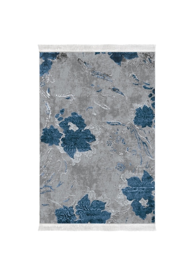 Eko Trend Djt 3 Lü Yıkanabilir Kaymaz Taban Banyo Paspas Seti 660m Suluboya Mavi