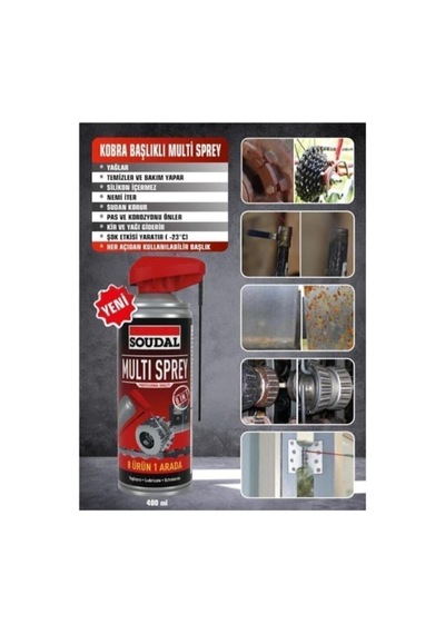 Multi Sprey Yağlayıcı-pas Sökücü Zincir Spreyi 400 Ml