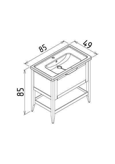 Orka Bastle 80 Alt Modül + Lavabo Mat Beyaz Diğer Orka Bastle 80 Alt Modül + Lavabo Mat Beyaz Diğer