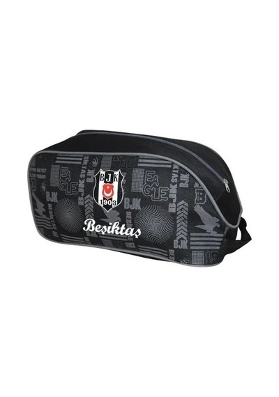 Beşiktaş Siyah Beyaz Ayakkabı Çantası