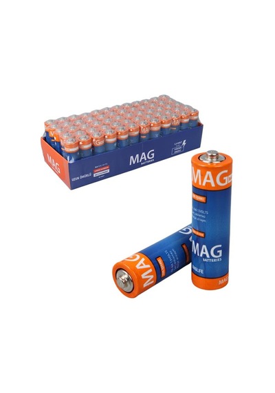 Mag Batteries Mg-26171 Karbon Çinko Aa 60'lı Paket Kalem Pil Aa,r6 Um-3