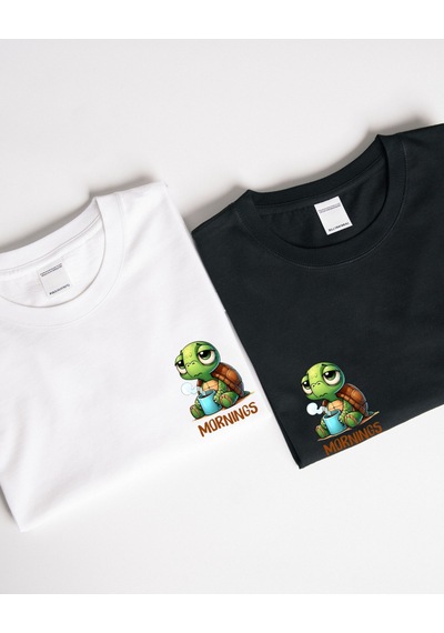 Porsche 911 Turbo Tasarımlı Baskılı T-shirt Beyaz