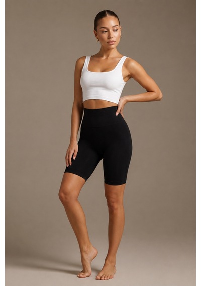 Kadın Sıkılaştırıcı Kumaş Boxer Kalıp Siyah Korse