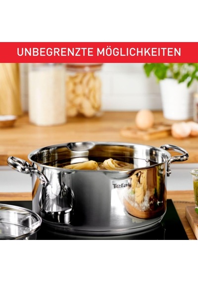 Tefal Duetto Plus 3 Parçalı Tencere Seti 16/20/24 Cm + Tencere 16 Cm + 3 Kapak, İndüksiyona, Termofüzyona, Ölçüm İşaretlerine Uygun, Bulaşık Makinesinde Yıkanabilir, Fırına Uygun, Paslanmaz Çelik Siyah Tefal Duetto Plus 3 Parçalı Tencere Seti 16/20/24 Cm + Tencere 16 Cm + 3 Kapak, İndüksiyona, Termofüzyona, Ölçüm İşaretlerine Uygun, Bulaşık Makinesinde Yıkanabilir, Fırına Uygun, Paslanmaz Çelik Siyah