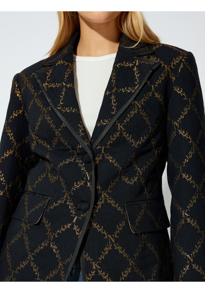 Koton Blazer Ceket Parlak Desenli Kruvaze Düğmeli Cepli Lacivert Desenli 5wak50190uw Lacivert Desenli Lacivert Koton Blazer Ceket Parlak Desenli Kruvaze Düğmeli Cepli Lacivert Desenli 5wak50190uw Lacivert Desenli Lacivert