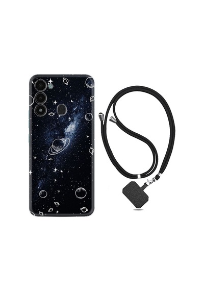 Tecno Spark 8c Kılıf Ipli Boyun Askılı Desenli Silikon Samsung Galaxy Uyumlus 1898