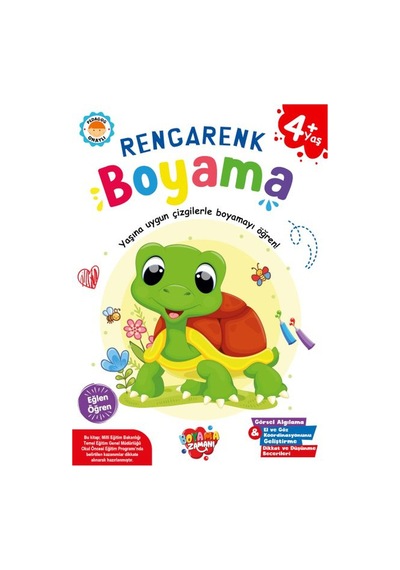 Rengarenk Boyama 4 Yaş - Kolektif - Boyama Zamanı