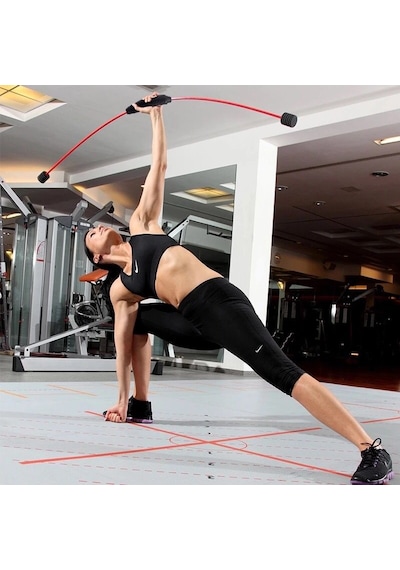 Leyaton Flexi Bar Aerobik Bar Salıncak Bar Kırmızı