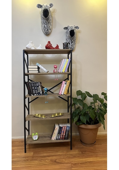 Modern Style Home Metal Kitaplık 5 Raflı Çok Amaçlı Dosya Kitap Rafı Ofis Salon Raf 150 Cm Ceviz Kahverengi Modernk01 Modern Style Home Metal Kitaplık 5 Raflı Çok Amaçlı Dosya Kitap Rafı Ofis Salon Raf 150 Cm Ceviz Kahverengi Modernk01