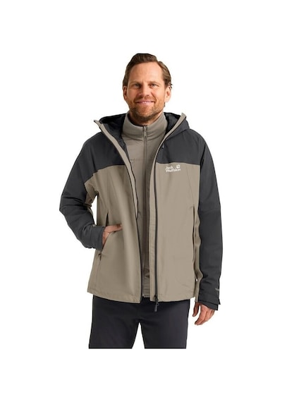 Jack Wolfskin Wild Places 3in1 Outdoor Mont A.kahve