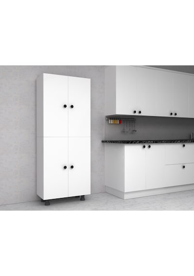 Altay 6 Raflı Çok Amaçlı Mutfak Banyo Ayakkabılık Dolabı 50 Cm