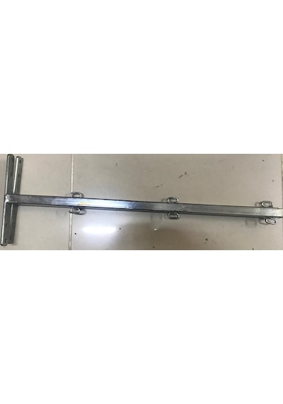 Ersa Saç Çamaşır Askısı Balkon Duvar Tipi 1 Takım 2 Adet Gümüş