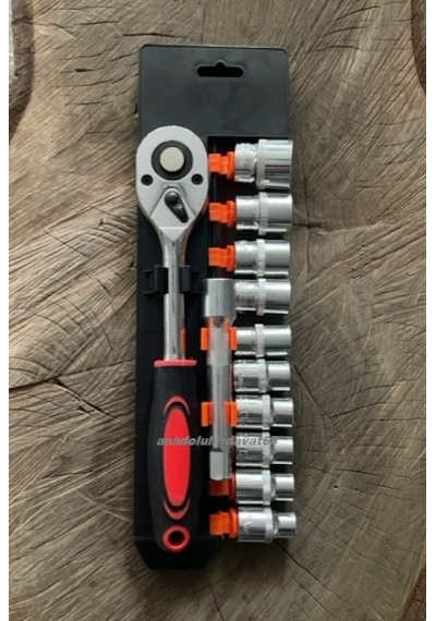 Tiger 1/2 Lokma Takımı Lokma Seti 12 Parça Chrome Vanadyum Çelik