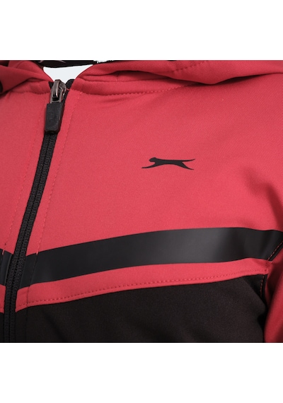 Slazenger NOON Çocuk Fermuarlı Kapüşonlu Cepli Siyah / Kırmızı Eşofman Takımı Slazenger NOON Çocuk Fermuarlı Kapüşonlu Cepli Siyah / Kırmızı Eşofman Takımı