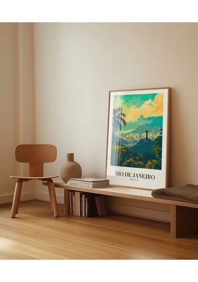 Çerçevesiz Poster Brezilya'nın İncisi Rio De Janeiro
