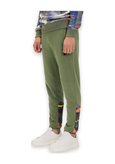 Bad Bear 24.02.14.004 Flame Sweatpants Haki Erkek Eşofman Altı Siyah