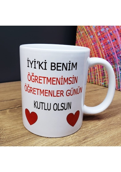 Öğretmene Hediye Kupa Bardak Tgtytgsd6mejx1dgl1h Çok Renkli
