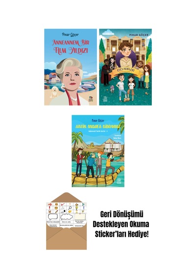Anneannem Bir Film Yıldızı + Efes Perileri Efsanevi Yerler Serisi 3 + Antik Mısır A Gidiyoruz Eğlenceli Tarih Serisi 2