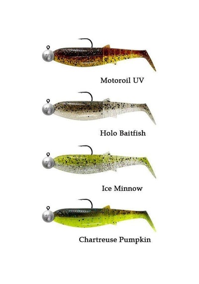 Savage Gear Cannibal Shad 12.5cm 20gr+12.5gr 5/0 Clear Water 4+4 Adet Sahte Balık