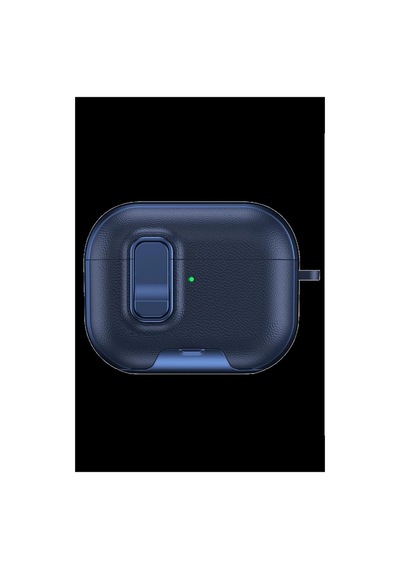 Apple Airpods Pro 3 3.nesil Rova Deri Kılıf - Lacivert İtark59176