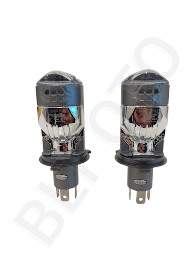 H4 Max Mercekli Led Xenon 22.000 Lümen 50w 12-24v Ufuk Çizgili