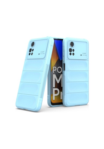 Xiaomi Poco M4 Pro 4g Kılıf Optimum Silikon - Sky Blue 0.2M-Çok Renkli