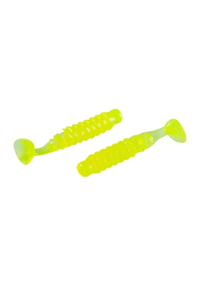 Silikon Kurt Yem - 1,5g 45mm - Fishack - 10 Adet - Uv Silikon - Fluo Green