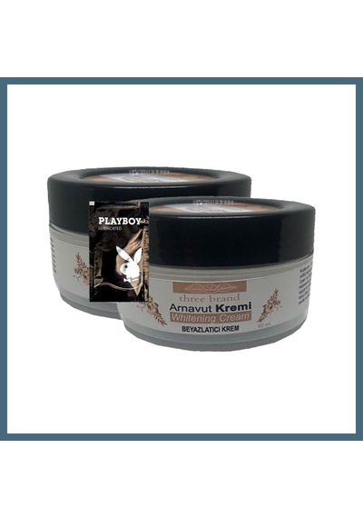 Bezos Three Brand Arnavut Kremi Hazine2-2:0381 2 Adet Birden Whitening Cream 50 Ml Bölgesel Aklık Kremi + 1 Tane Hediye Jel Agc