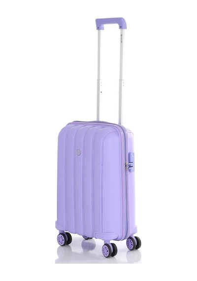 Mçs Bavul Büyük Ve Kabin 2li Set Kırılmaz Silikon Valiz V305 Lila