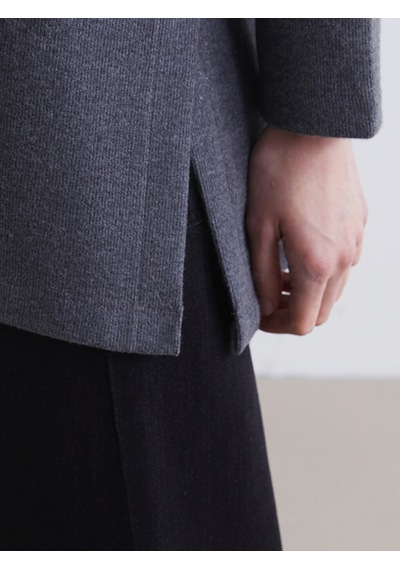 Lcw Modest Antrasit Dik Yaka Kadın Sweatshirt Tunik